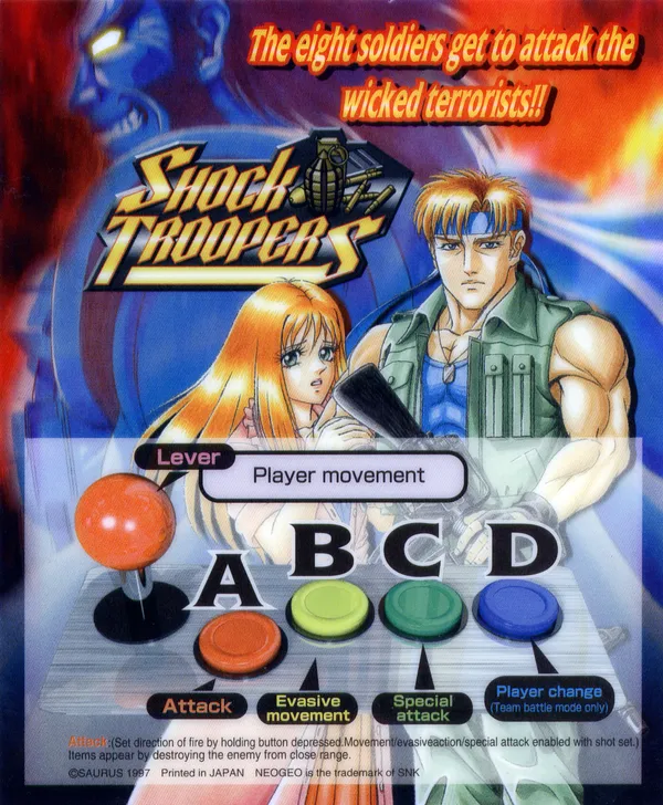 Shock Troopers mini marquee